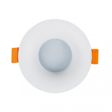 Produto de Aro Downlight Circular Branco para Lâmpada LED GU10 / GU5.3 Corte Ø 70 mm
