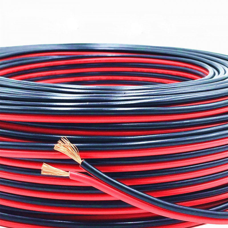 Cable Eléctrico Plano Manguera 2x0.5mm² para Tiras LED Monocolor - efectoLED