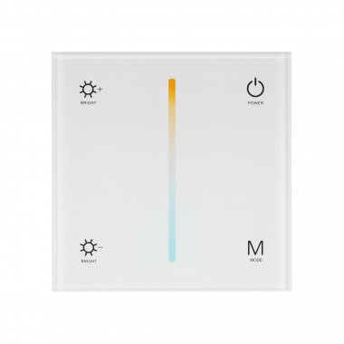 Producto de Controlador Regulador Pared Táctil para Tira LED CCT 12/24V DC RF