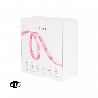 Produto de Kit Tira LED RGBWW 12V 72LED/m 5m WiFi IP65 Corte cada 12,5cm   
