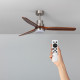 Ventilador de Techo Savate LED CCT Niquel 40W DC