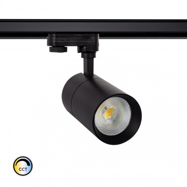 Foco LED New Mallet 20W Regulável No Flicker CCT Seleccionável para Carril Trifásico (UGR 15)