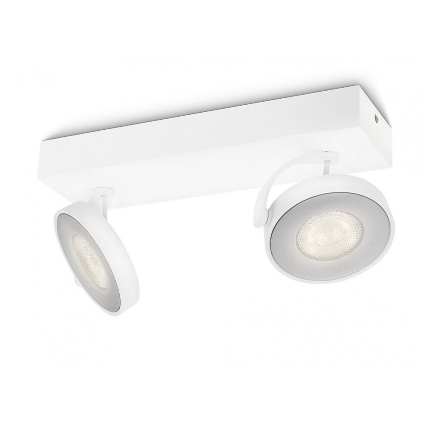 Lámpara de Techo LED Regulable 2x4.5W PHILIPS Clockwork