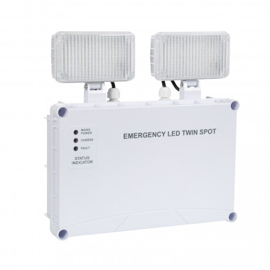 Producto de Luz Emergencia LED Superficie 400lm No Permanente TwinSpot