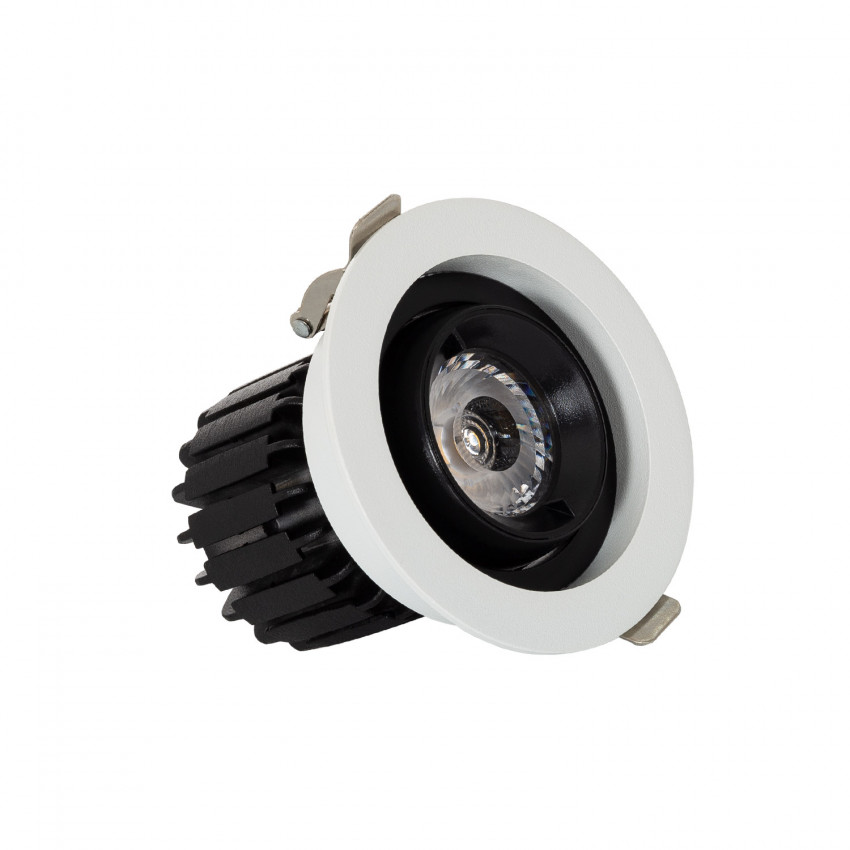 Foco Downlight LED 7W COB Direccionável 360º Circular Corte Ø 80 mm CRI90 Expert Color No Flicker  