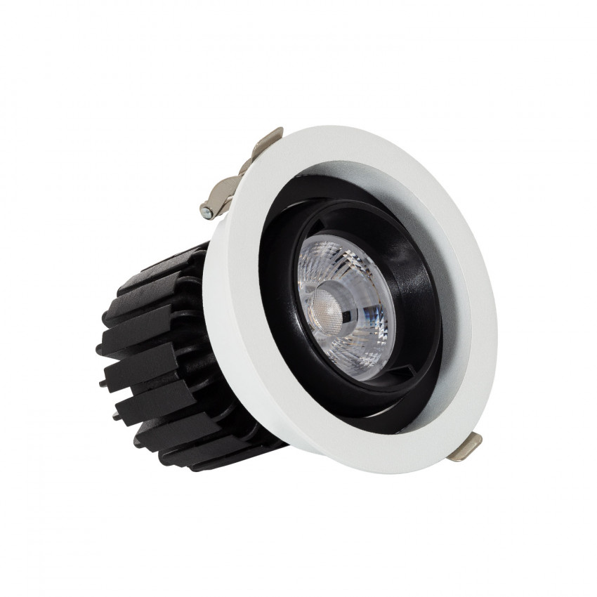 Foco Downlight LED 12W COB Direccionável 360º Circular Corte Ø 100 mm CRI90 Expert Color No Flicker                             