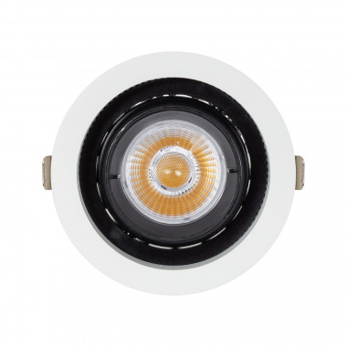 Produto de Foco Downlight LED 18W COB Direccionável 360º Circular Corte Ø 115 mm CRI90 Expert Color No Flicker