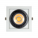 Foco Downlight LED COB Direccionable 360º Cuadrado 18W (UGR19) Design Corte 125x125 mm