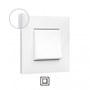 Placa Embellecedora 1 Elemento Blanco LEGRAND Valena Next 741001