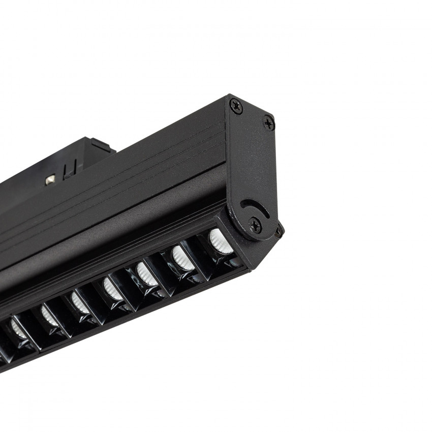 Foco Linear LED Orientável para Carril Magnético Monofásico 20mm 48V 15W CRI90 (UGR16)  