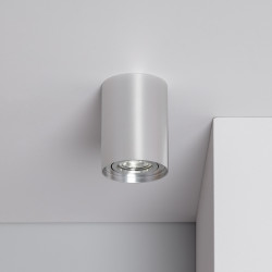 Aplique de Techo Aluminio Cuarzo Plata