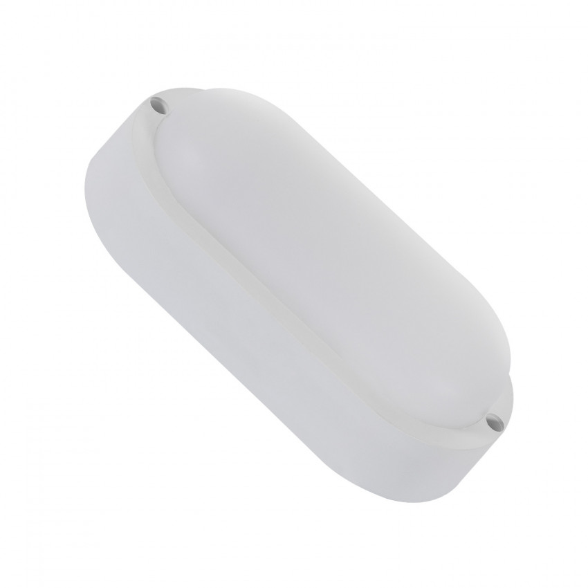 Plafón LED 15W Oval Hublot White IP65 85x173 mm