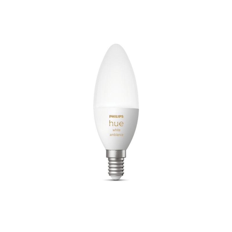 Bombilla Inteligente LED E14 5.2W 470 lm B39 PHILIPS Hue White Ambiance