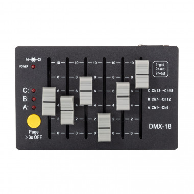 Producto de Controlador Consola DMX512 18 Canales Recargable