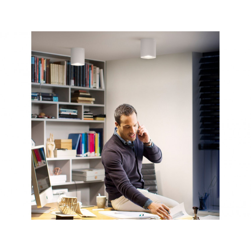 Aplique de Techo White Ambiance GU10 PHILIPS Hue Pillar Simple