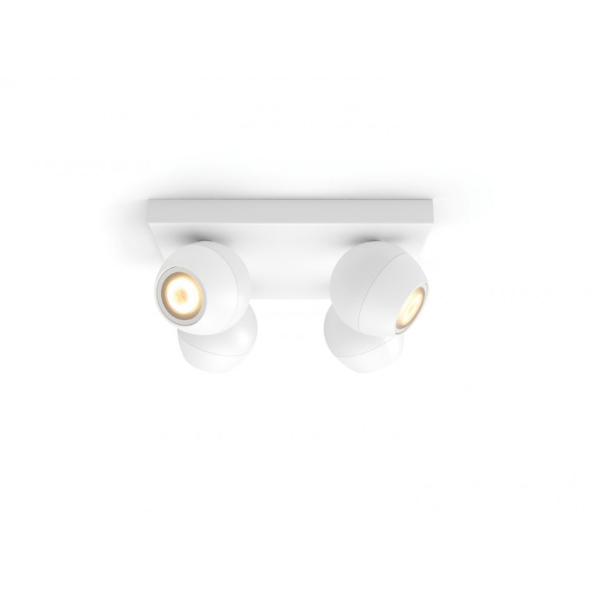 Producto de Lámpara de Techo White Ambiance 4 Focos GU10 PHILIPS Hue Buckram