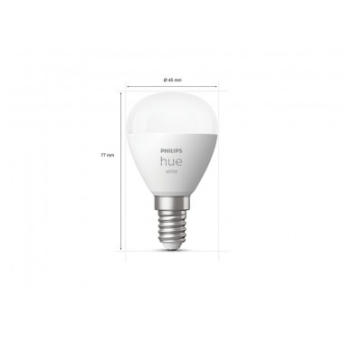 Producto de Bombilla Inteligente LED E14 5.7W 470 lm P45 PHILIPS Hue White 