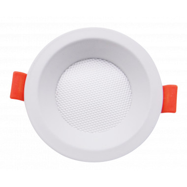 Produto de Placa LED 7W CCT Seleccionável Circular Slim Microprismático (UGR17) LIFUD Corte Ø 75 mm