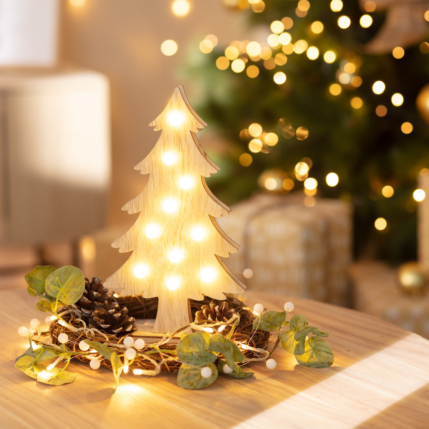 Produto de Árvore de Natal LED Wood a Pilhas 