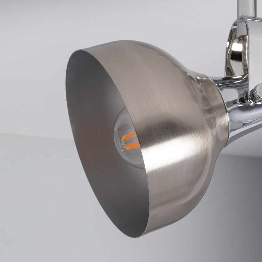 Producto de Lámpara de Techo Orientable Aluminio 2 Focos Plata Emer