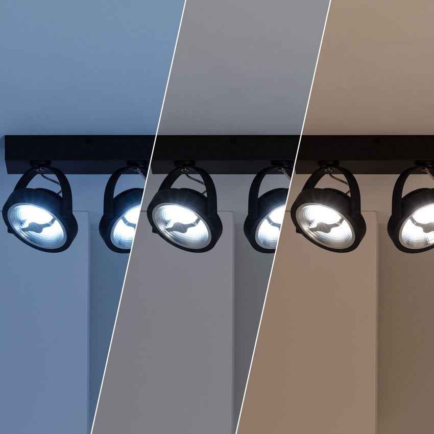 Producto de Foco LED 30W CREE de Superficie Direccionable AR111 Regulable Negro