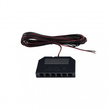 Producto de Conector Distribuidor de 6-10 salidas para Tiras LED Monocolor