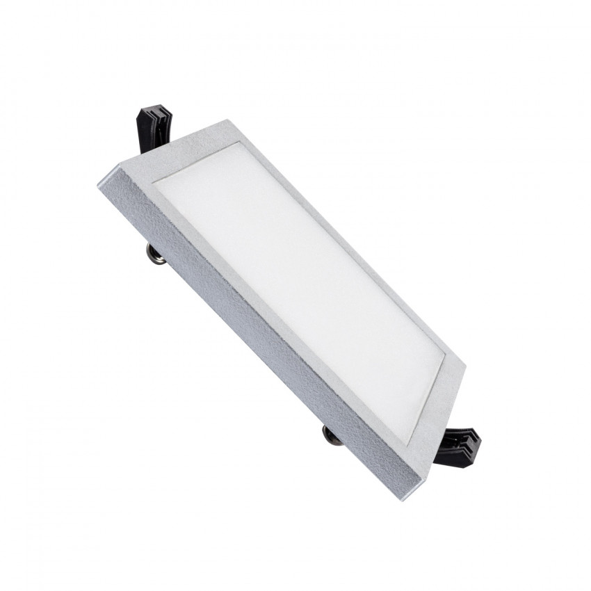 Placa LED 8W Cuadrada High Lumen Corte Ø75 mm LIFUD Silver