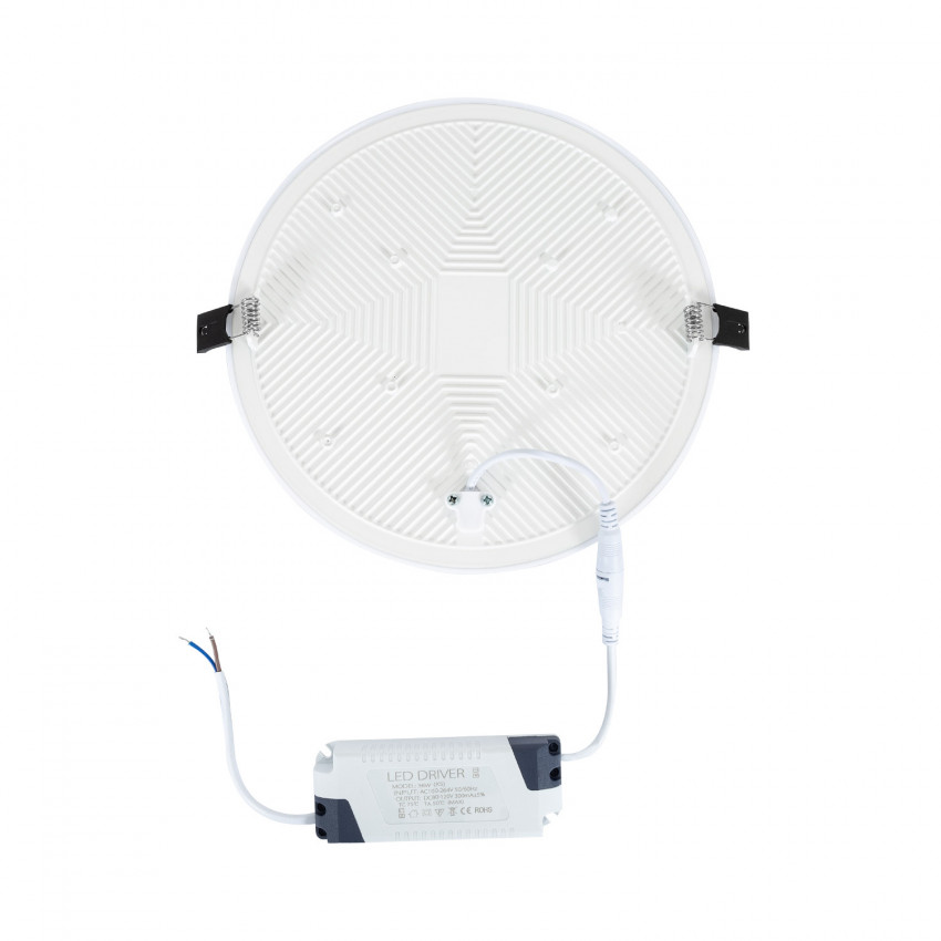 Placa LED 36W Circular Corte Ø200 mm