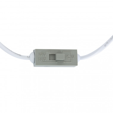 Produto de Placa LED 12W CCT Seleccionável Circular Slim Surface Corte Ø135 mm IP54 