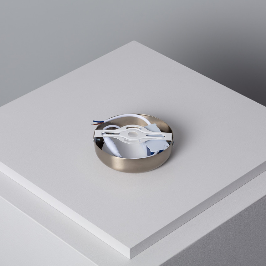 Placa de Superfície LED Circular Silver Design 6W