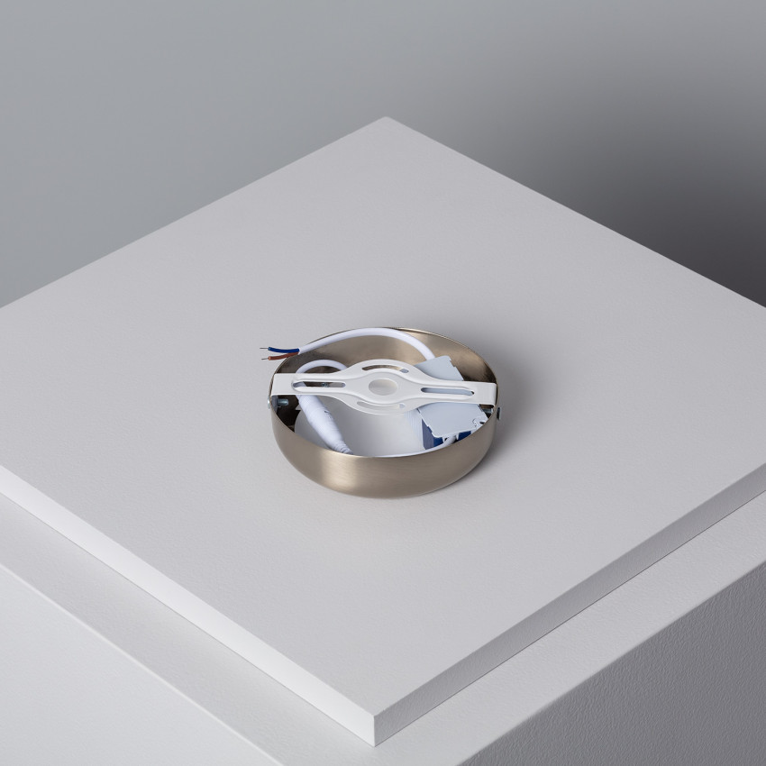 Plafón LED Circular Silver Design 6W
