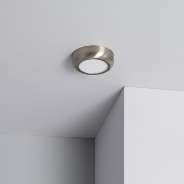 Product Plafón LED 6W Circular Metal Ø120 mm Design Silver