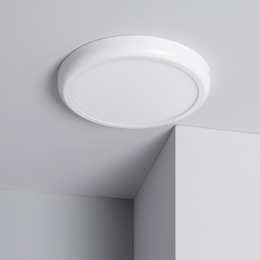 Produto de Plafón LED 24W Circular Metal Ø300 mm Design White