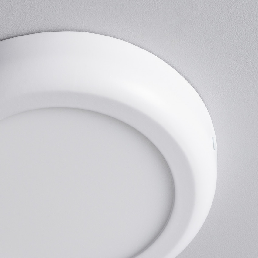 Placa Superfície LED Circular White Design 12W