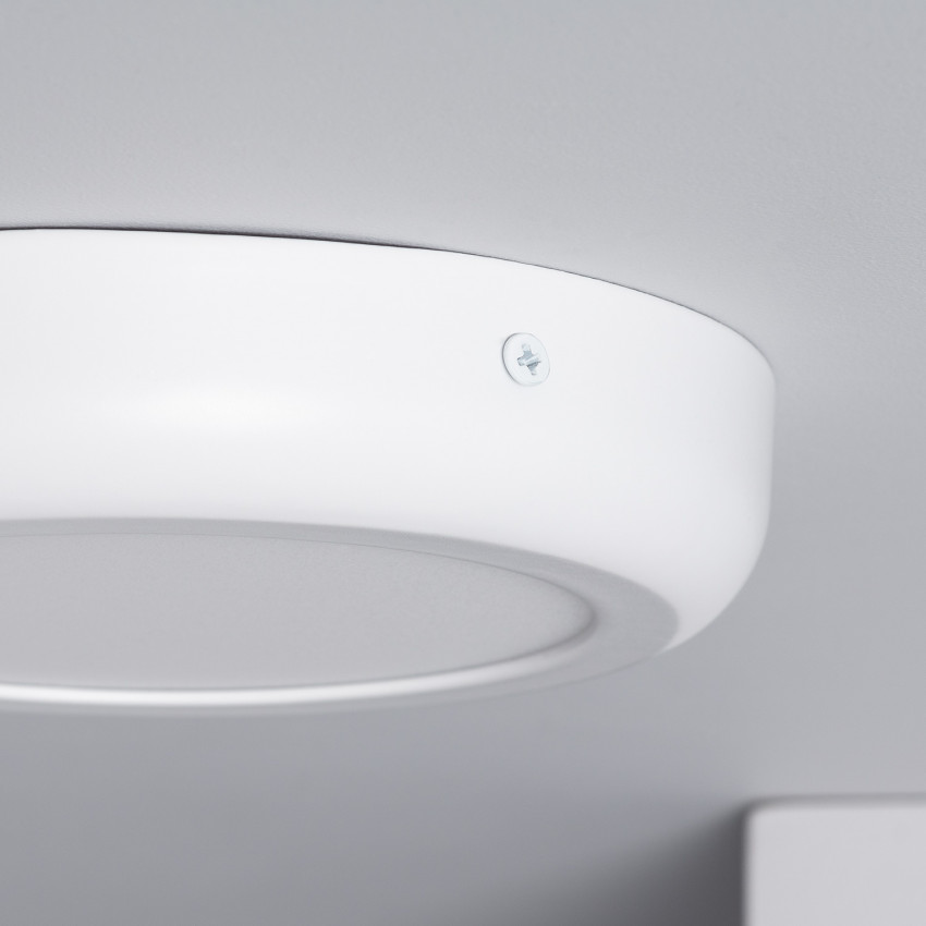 Producto de Plafón LED 12W Circular Metal Ø180 mm Design White 