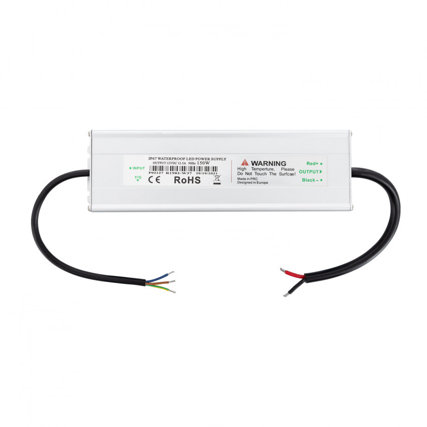 Produto de Fonte de Alimentação Hermética 12V DC 150W 12.5A IP67