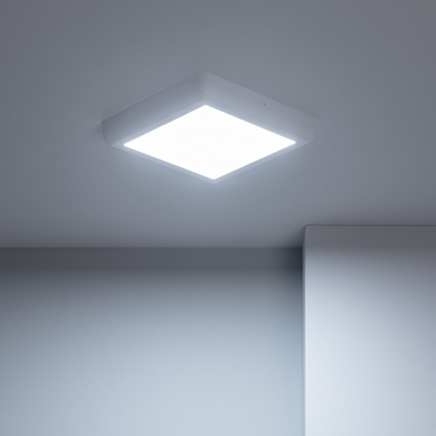 Placa Superfície LED Quadrada Design 18W White