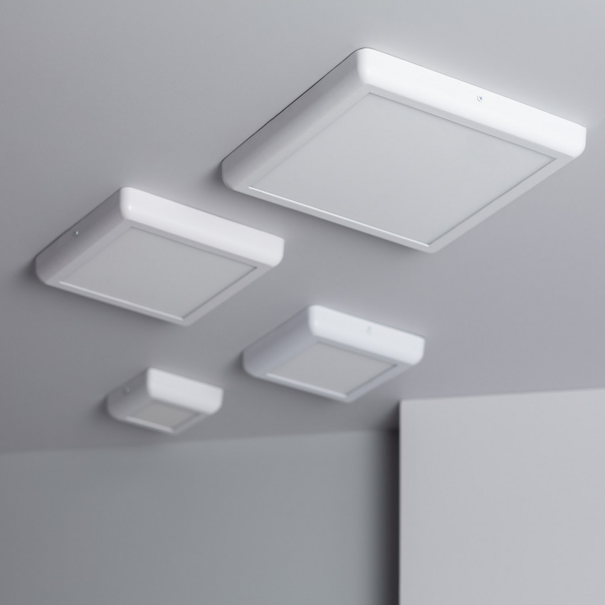 Placa Superfície LED Quadrada Design 18W White