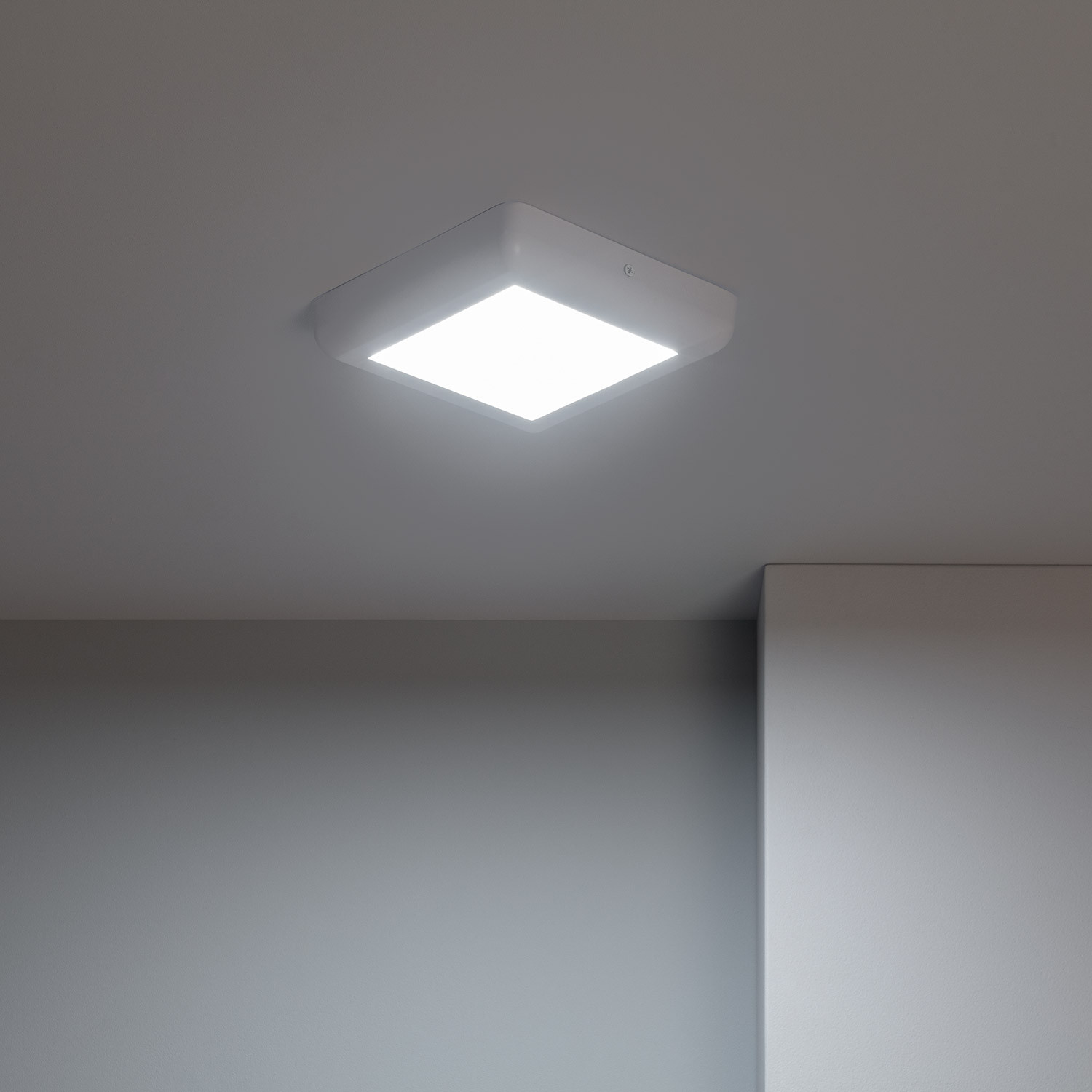 Placa Superfície LED Quadrada White Design 12W