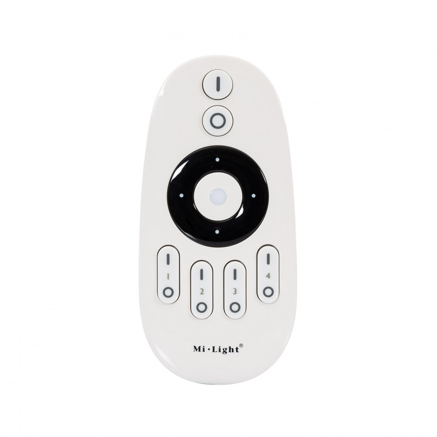 Mando A Distancia Milight/Miboxer S1W+ - Control De 4 Zonas Para Tiras LED, 2.4 GHz, Alcance 30 M - Fácil Instalación Magnética
