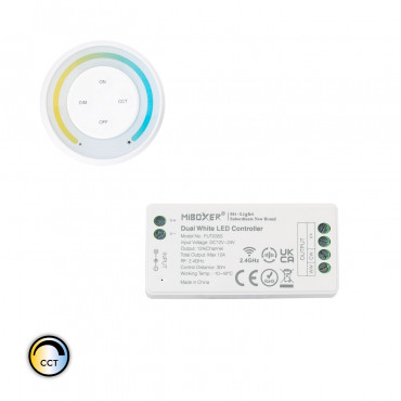 Product Controlador Regulador CCT 12/24V DC + Controlo RF Sunrise MiBoxer