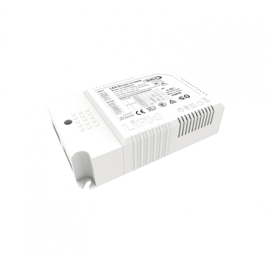 Producto de Driver LIFUD Regulable DALI No Flicker 220-240V Salida 25-42V 1100-1500mA 63W LF-GSD060YC