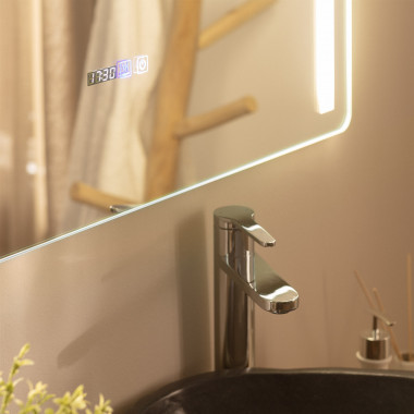 Espejo Baño con Luz LED y Antivaho Ø60 cm Minna - efectoLED
