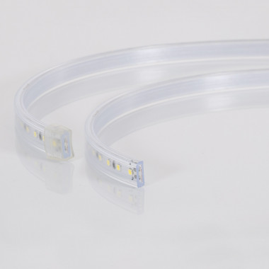Producto de Tira LED 220V AC 100 LED/m Blanco Neutro IP67 a Medida Ancho 14mm Corte cada 25 cm