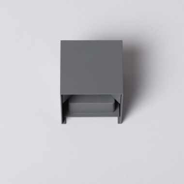 Producto de Aplique de Pared Exterior LED 6W Aluminio Iluminación doble Cara Eros Gris