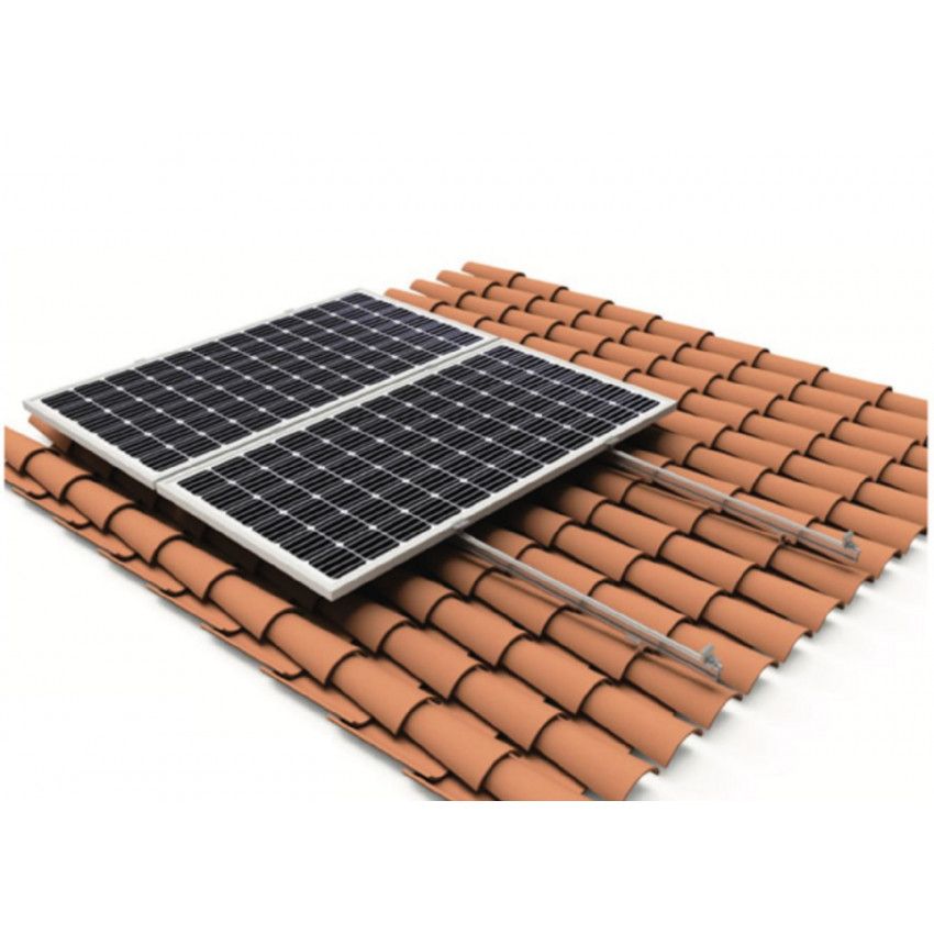 Estructura Coplanar para Paneles Solares montaje en Teja 