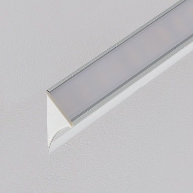 Producto de Perfil de Aluminio Empotrable para Escayola / Pladur con Tapa Continua para Tira LED hasta 20mm