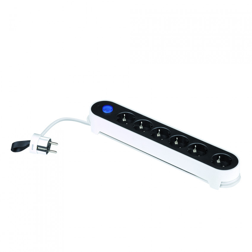 Producto de Base Múltiple 6 Enchufes Tipo F Schuko 1.4m  SIMON BM712601