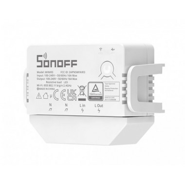 Interruptor Wifi Sonoff DualR3 De Dos Canales