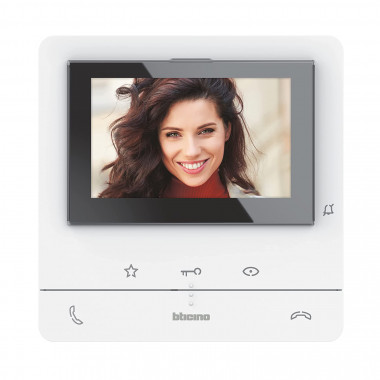 Producto de Kit Videoportero 1 Vivienda 2 Hilos con Placa LINEA 2000 y Monitor Manos Libres CLASSE 100 Básico TEGUI 379011